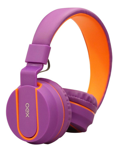 Headset Oex Fluor Hs107 Teen Roxo Com Microfone