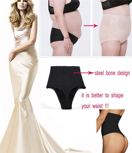 Tanga Wyf Shapewear Con Control De Cintura Alta Para Mujer