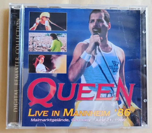Queen - Live In Mammheim 86 - 2 Cds - Bootleg En Vivo! 