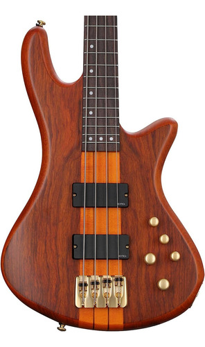 Bajo Eléctrico Schecter Stiletto Studio 4 Color Naranja Orientación De La Mano Diestro