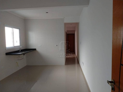 Cobertura Com 3 Dormitórios À Venda, 70 M² Por R$ 445.000,00 - Vila Humaitá - Santo André/sp - Co4686