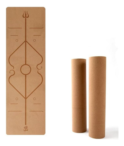 Colchoneta Mat Yoga Pilates Corcho Ecológica-sostenible 6mm