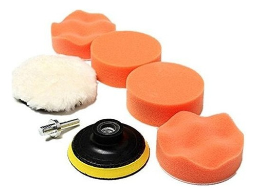 Vorcool Buffing Sponge Pads Kit Polishing Waxing Auto Ca