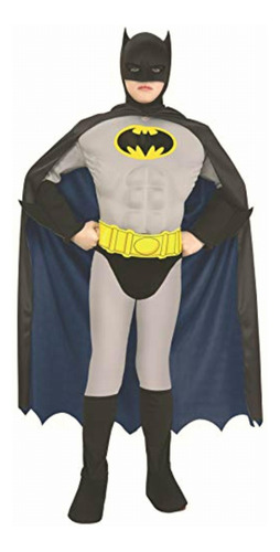 Dc Comics Deluxe Batman Muscle Chest Costume Toddler/child