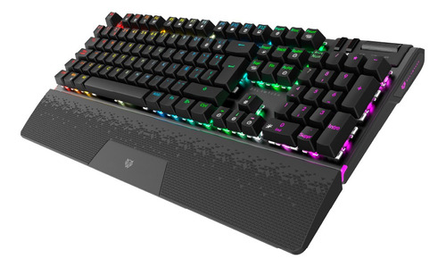 Teclado Balam Rush Gamer Pro Mecanico Inalambrico Gk979 Color del teclado Negro Idioma Español Latinoamérica