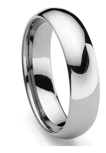 Anillo Acero Inoxidable Argolla Unisex Mayoreo 50 Piezas