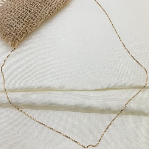 Cadena Maciza Oro 18k 40 Cm Grumet C17