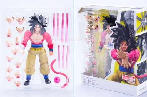 Boneco Sh Figuarts Goku Super Saiyan 4 Sayajin Ssj4 Dragon