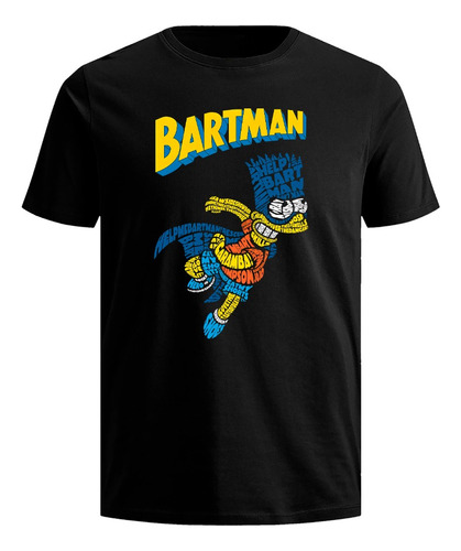 Playera Los Simpson Bart Batman Homero Dc Comic Superhéroe