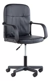 Silla De Escritorio Ejecutiva Ergonomica Ajustable Negro Material del tapizado Vinil y nailon