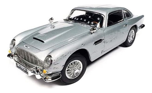 Aston Martin Db5 James Bond 007 Escala 1:18 Autoworld Color Plateado