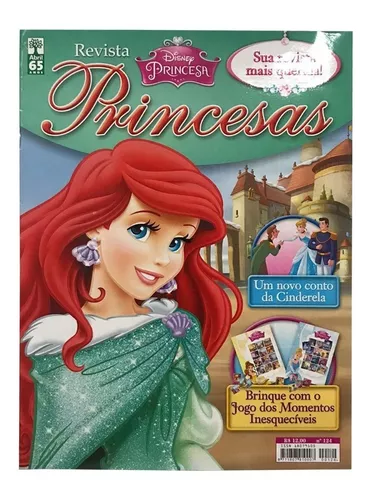 Revista Pinte E Brinque Princesas Disney Com Lápis De Cor 6 Cores  Passatempo Jogos Atividades Pintar E Colorir Princesas Disney Acompanha  Caixinha De Lápis De Cor 6 Cores