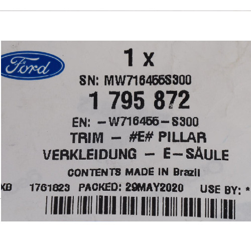 Presilha Lanterna Ecosport Original Ford 13 A 21