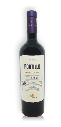 Vino Portillo Syrah 750ml Salentein Wines Mendoza