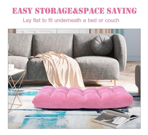Futon Plegable Color Rosa Marca Giantex