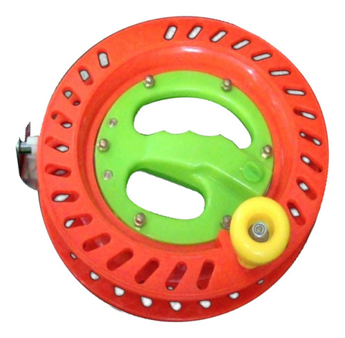 Bobinador De Devanador De Cables Carrete De Pesca Rojo