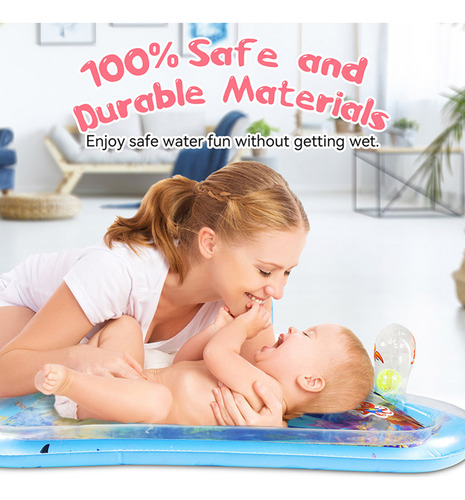 A Cushion Time Tummy For Niño, Agua, Bebé, Juega Con