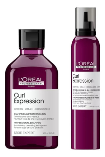 Shampoo X 300 Y Mousse Curl Expression Rulos Loreal Pro