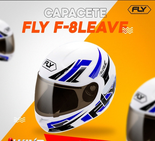 Imagem 1 de 1 de Capacete Fly F8 Leave