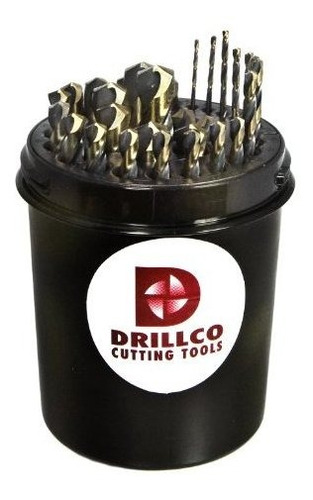 Drillco 350n Serie Nitro 29 Piece Set-acero De Alta Velocida