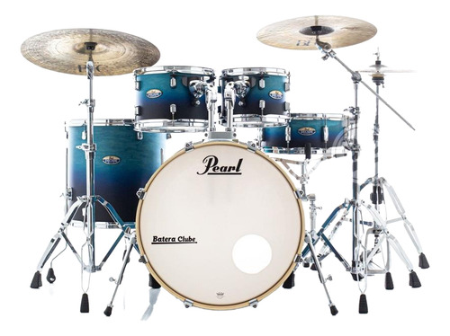 Bateria Pearl Decade Maple Azure 20,10,12,14 Ferragens
