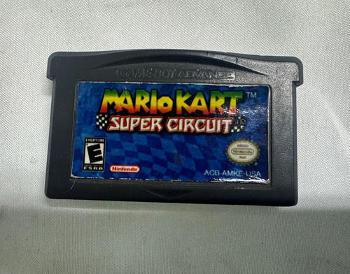 Mario Kart Super Circuit Nintendo Gba Original Leer Detalles (Usado)