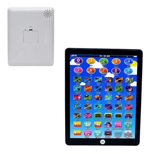 Tablet Infantil Interativo Bilingue Educativo Art Brink Cor Branco