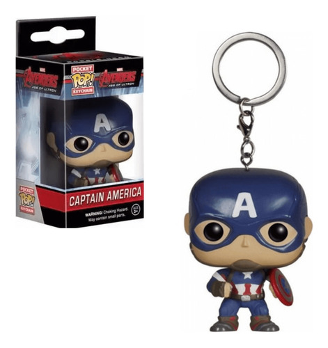 Chaveiro Funko Pop Captain America Marvel Avengers