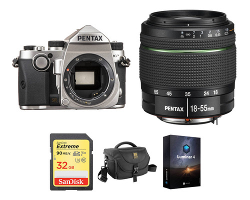 Pentax Kp Dslr Camara Con 18-55mm Lens And Accessories Kit (