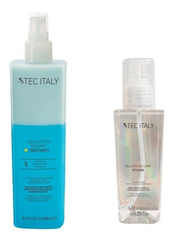 Due Faccetta Tec Italy 300ml Y Silk System Shine 125ml 