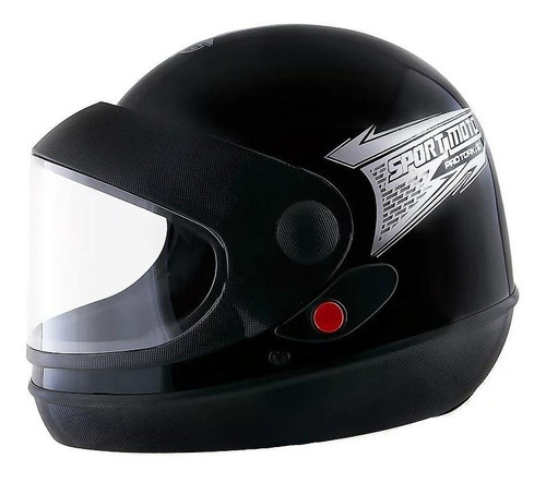 Capacete para moto  integral Pro Tork Sport Moto  Sport Moto  preto solid tamanho 60 