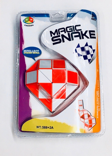 Cubo Magico Magic Snake Nuevo En Blister Ar1 588 Ellobo
