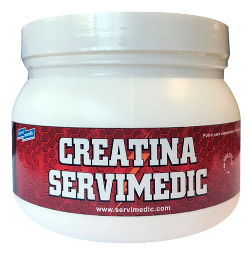 Creatina Servimedic® Monohidratada Pote De 400g