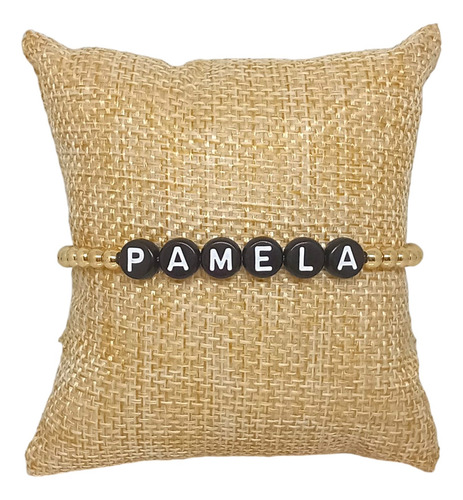 Pulsera Mujer, Nombre Personalizado, Pamela - Joyas Lucyana