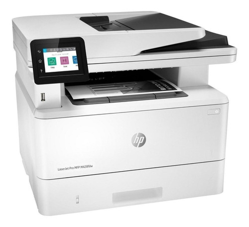Imagen 3 de 5 de Impresora multifunción HP LaserJet Pro M428fdw con wifi blanca 220V - 240V