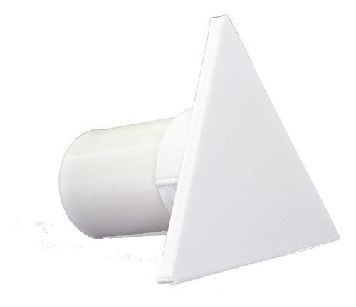 Pack X 3 Perchero Triangular De Pared Boton 6cm Hogar Deco