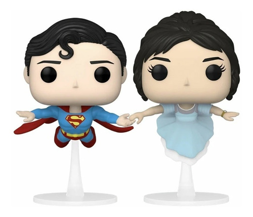 Funko Pop Dc: Superman & Lois Volando 2 Pack
