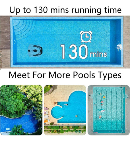 Aspiradora Robótica Para Piscinas 45 L/min 180p.m
