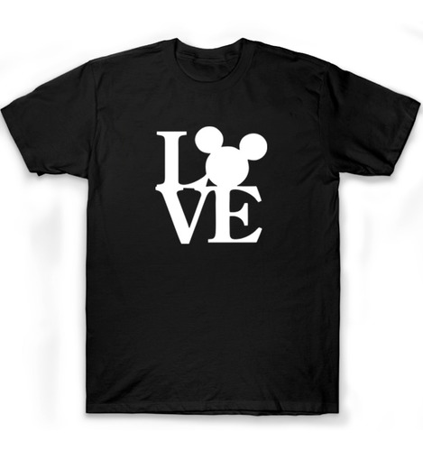 Remera Mickey Mouse Love Algodón
