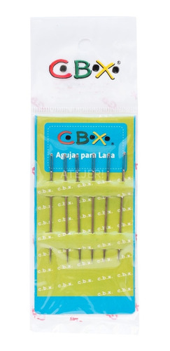 Imagen 2 de 3 de Agujas Para Lana Metal Con Punta N° 60 Cbx X 6 Unidades