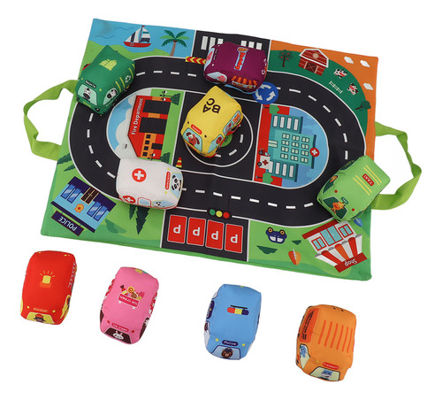 Lj Juego De Peluches For Bebés Mat Play, Papel Sonoro De