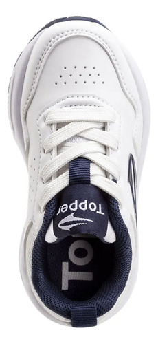 Zapatillas Topper Zurich Iii Kids Niños Moda Blanco