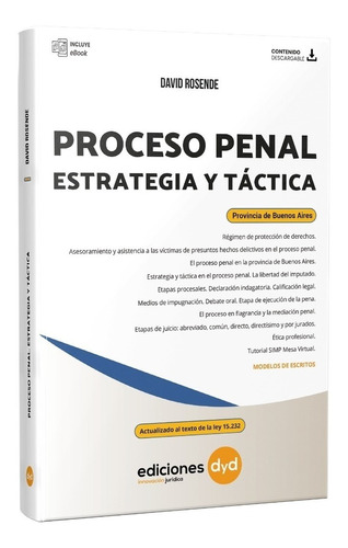 Proceso Penal Estrategia Y Táctica Provincia De Bs. As