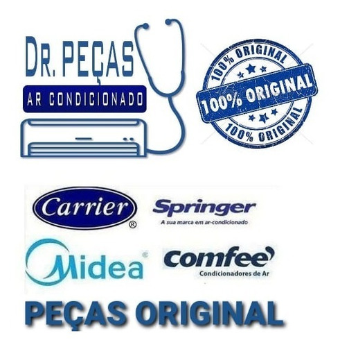 Controle Remoto Springer Midea 17317000a17420 Original