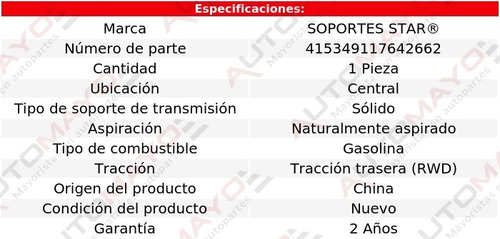 Tacón Transmisión Ctral Charger 8 Cil 5.2l Dodge 1966-1971