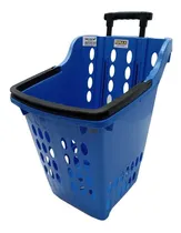 Comprar Carrito Cesta Mercado Compra Plastico C\u002Fruedas Rimax F. 5465