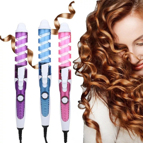 Combo Kit Secador Cabello 3000w + Pinza Rizadora En Espiral