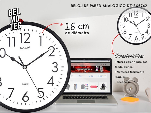 Reloj De Pared Colgar Silencioso Decoracion Hogar Moderno