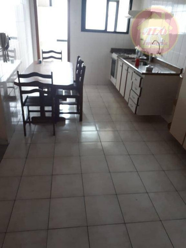 Apartamento À Venda, 104 M² Por R$ 340.000,00 - Tupi - Praia Grande/sp - Ap4255