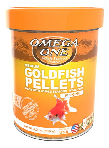 Alimento Para Peces Omega One Goldfish Pellets 4mm 119g